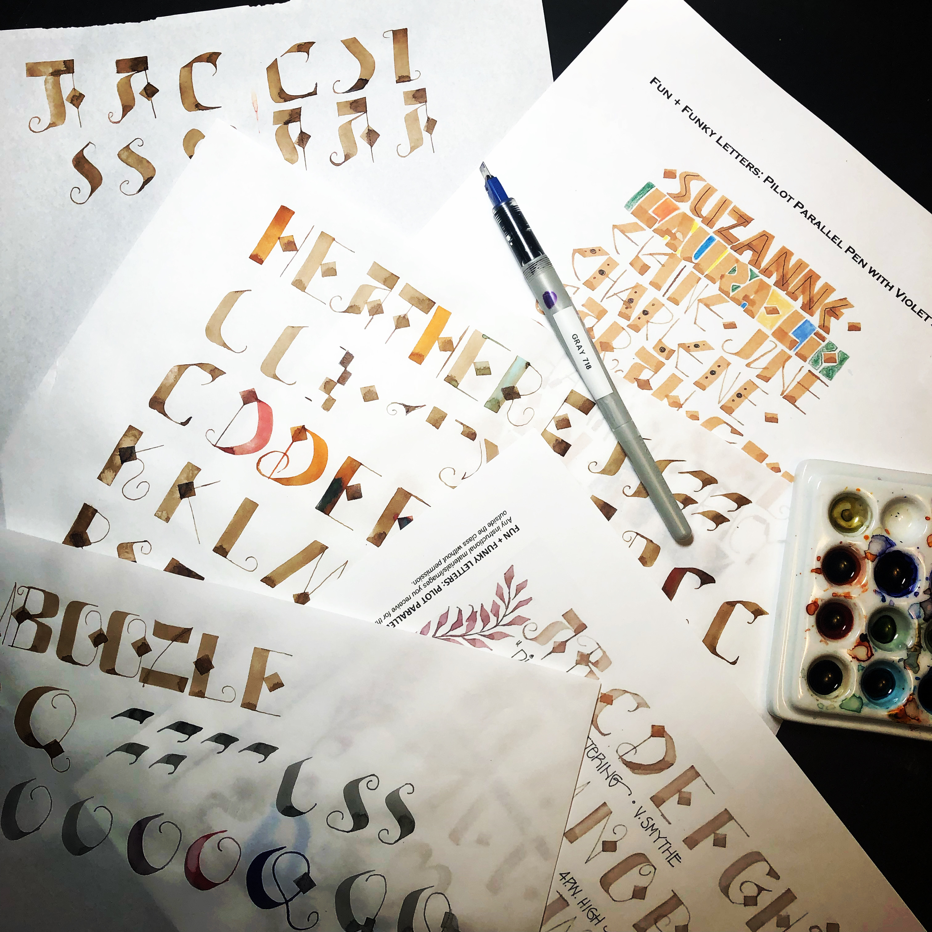 Fun and Funky Letters with Violet Smythe promotional image