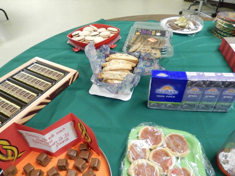 More sweets and treats at the snack table