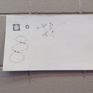 Displayed work at Amity Erwin Parks' workshop 'A sharp pencil and a keen eye'