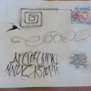 Displayed work at Amity Erwin Parks' workshop 'A sharp pencil and a keen eye'