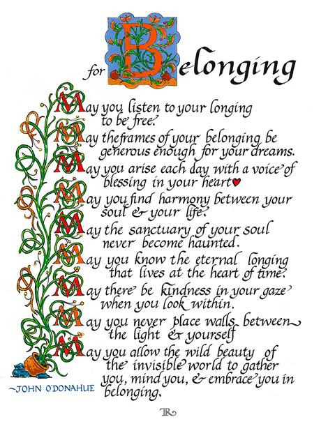 Ruth Tait - A poem that inspired and a calligraphy tasker