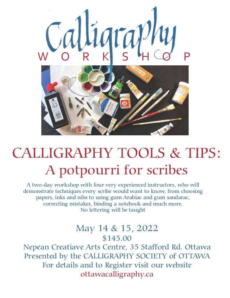 EVENT CANCELLED: Calligraphy Tools & Tips promotional image